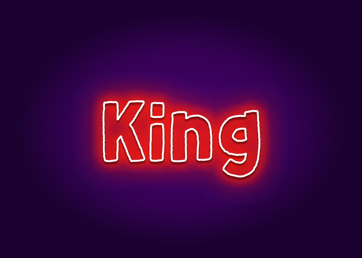 King - Name Neon Signs