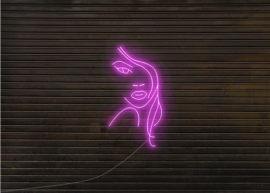 Lady Hair Neon Signs