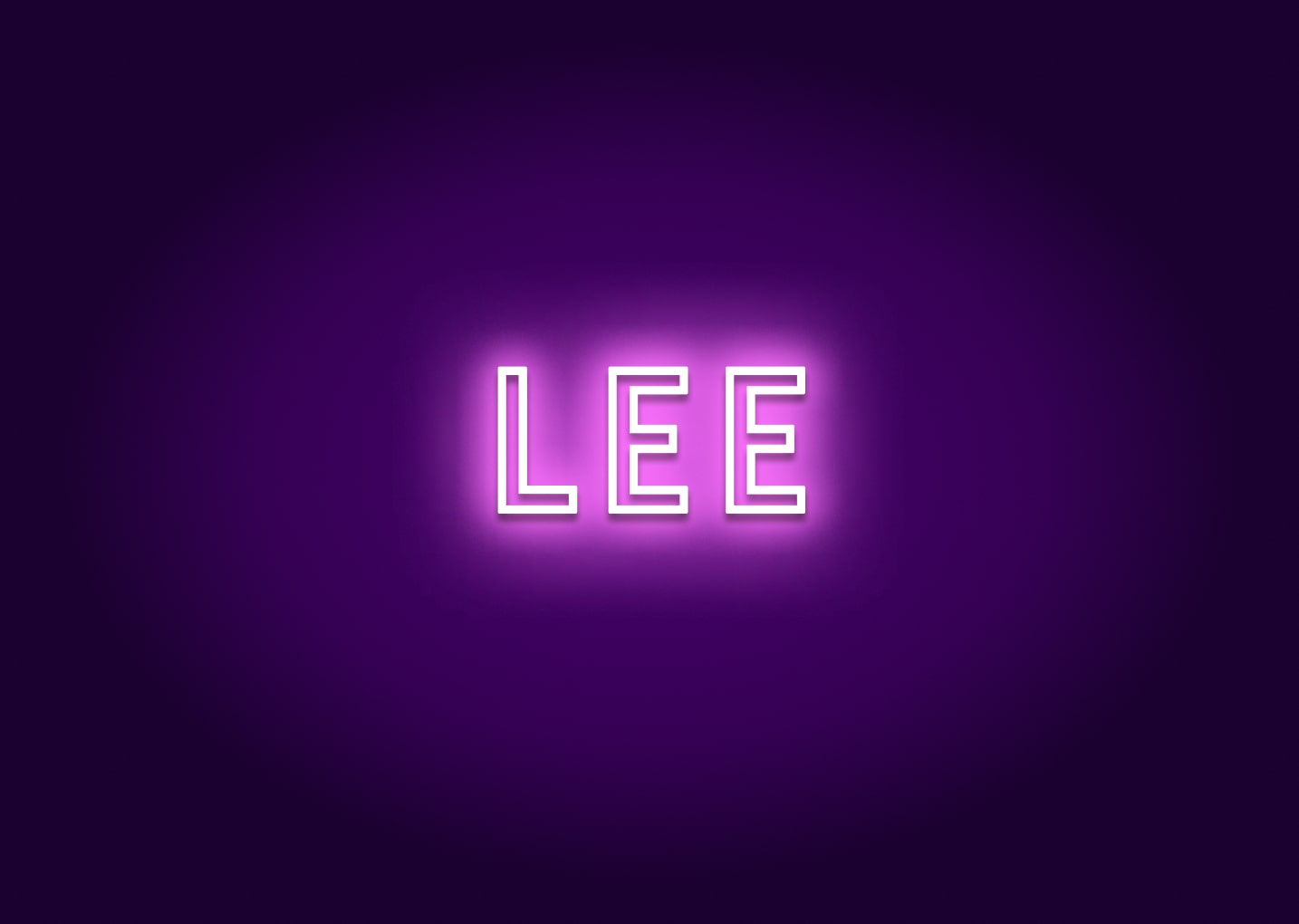 Lee - Name Neon Signs