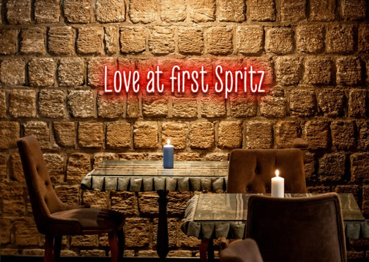 Love at First Spritz - Neon Sign