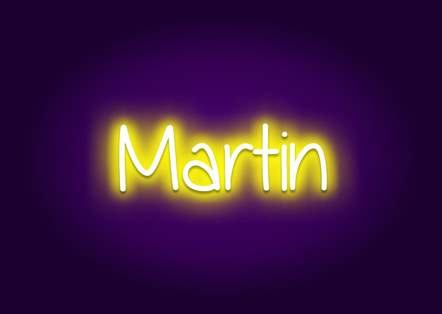 Martin - Name Neon Signs