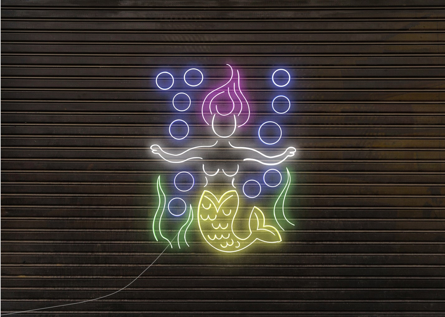 Mermaid - Neon Signs for Kids