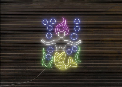 Mermaid - Neon Signs for Kids