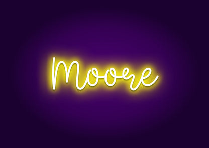 Moore - Name Neon Signs