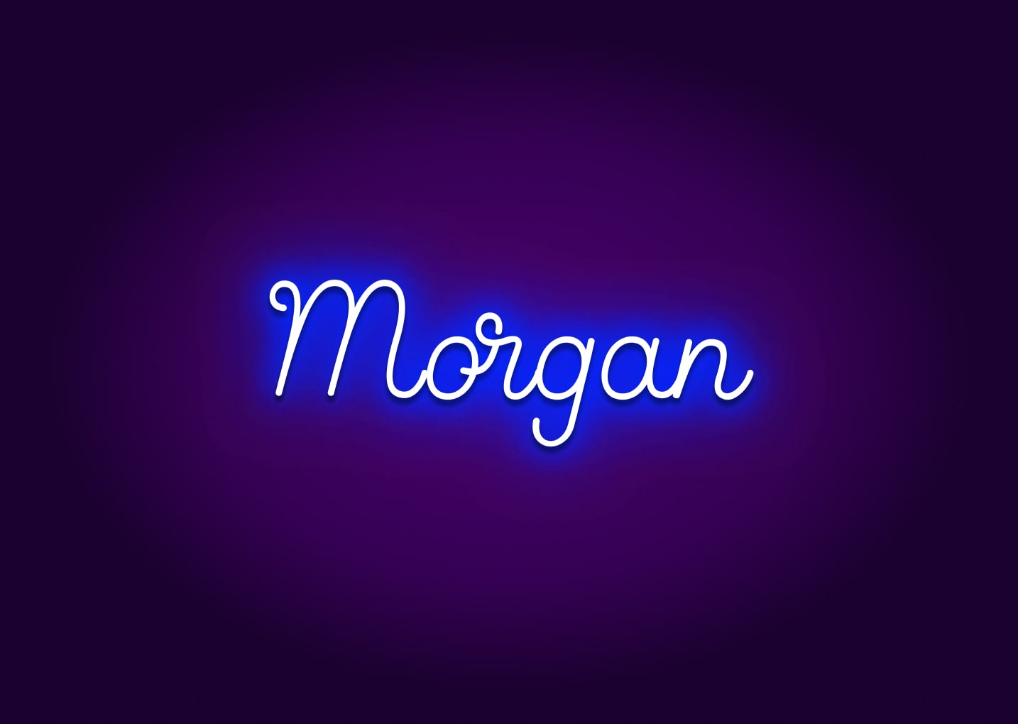 Morgan - Name Neon Signs