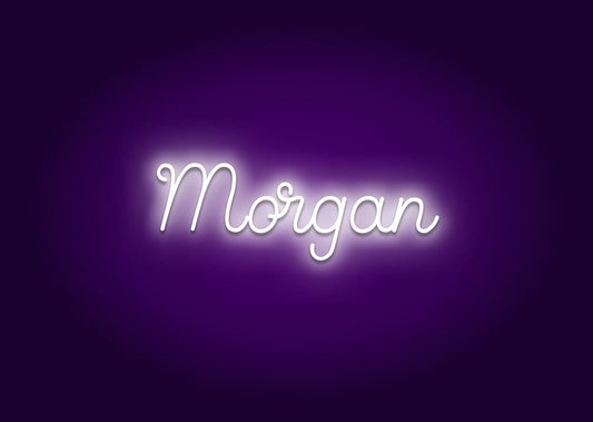 Morgan - Name Neon Signs