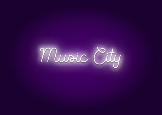 Music City Neon Sign - Nashville