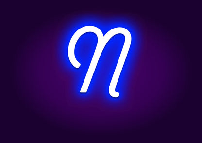 Name Initials N Neon Signs - Modern