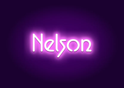 Nelson - Name Neon Signs