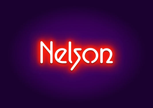 Nelson - Name Neon Signs