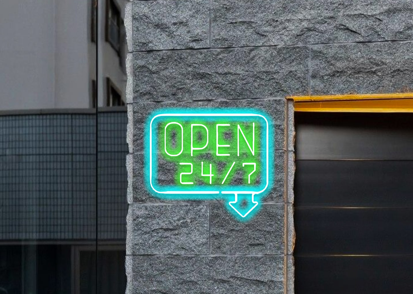 Open 24X7 Neon Signs