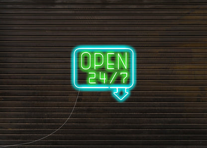 Open 24X7 Neon Signs