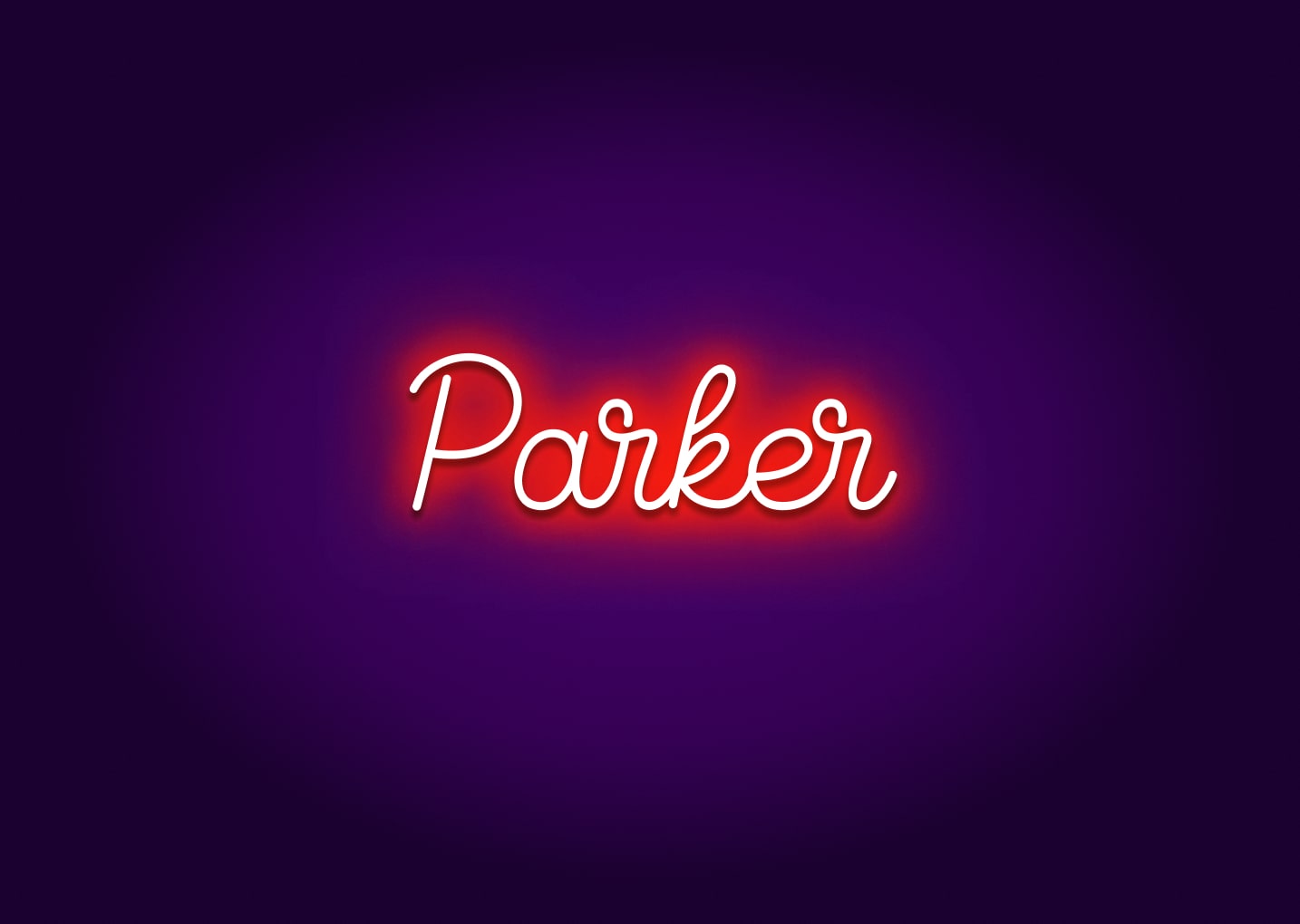 Parker - Name Neon Signs