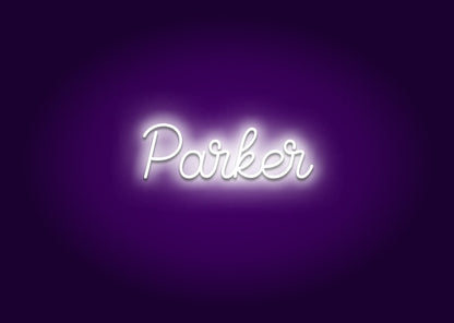 Parker - Name Neon Signs