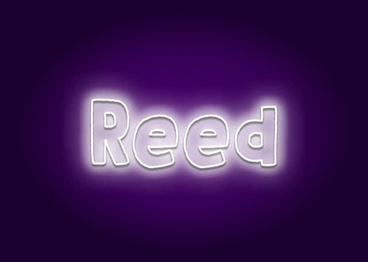 Reed - Name Neon Signs