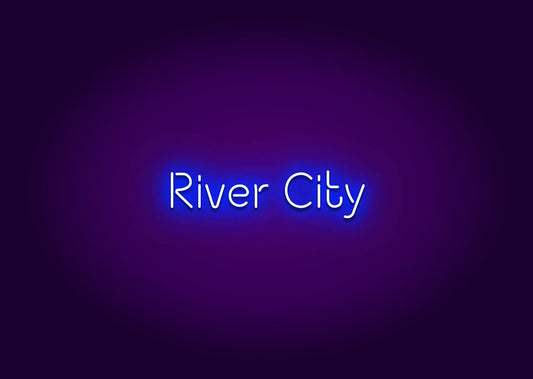 River City Neon Sign - San Antonio