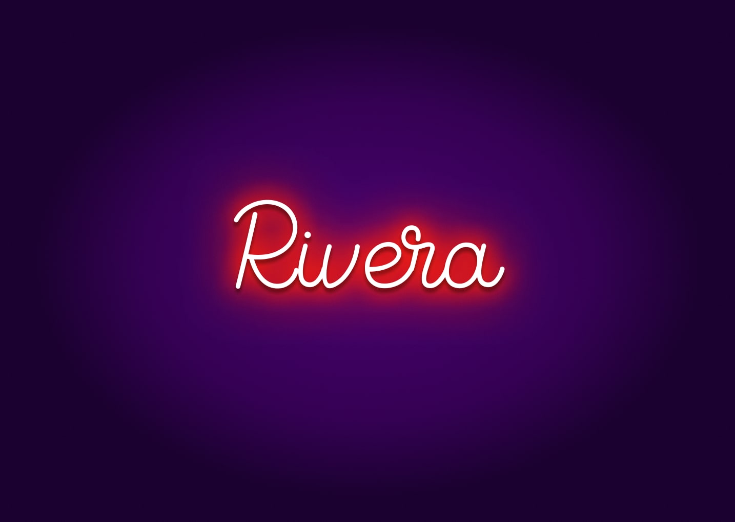 Rivera - Name Neon Signs