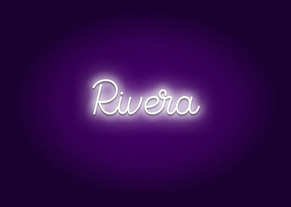 Rivera - Name Neon Signs