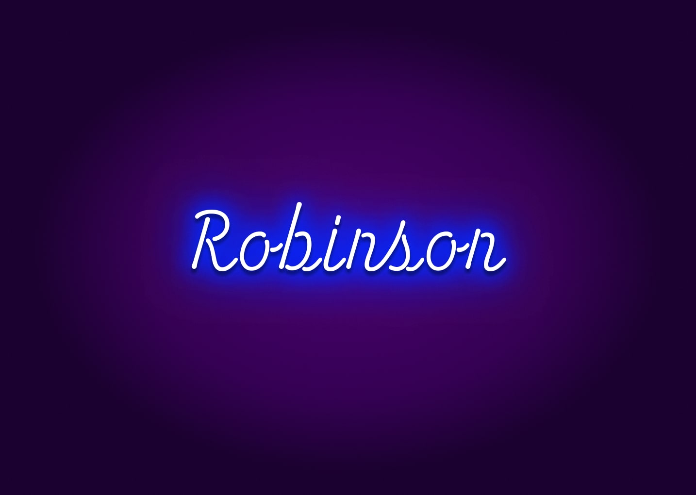 Robinson - Name Neon Signs