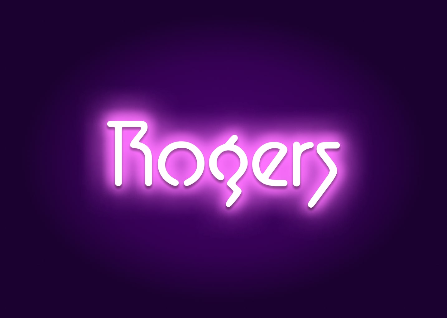 Rogers - Name Neon Signs