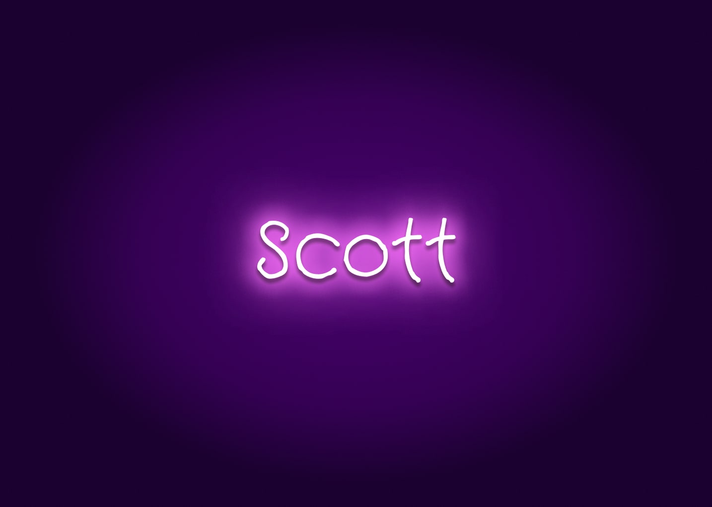 Scott - Name Neon Signs