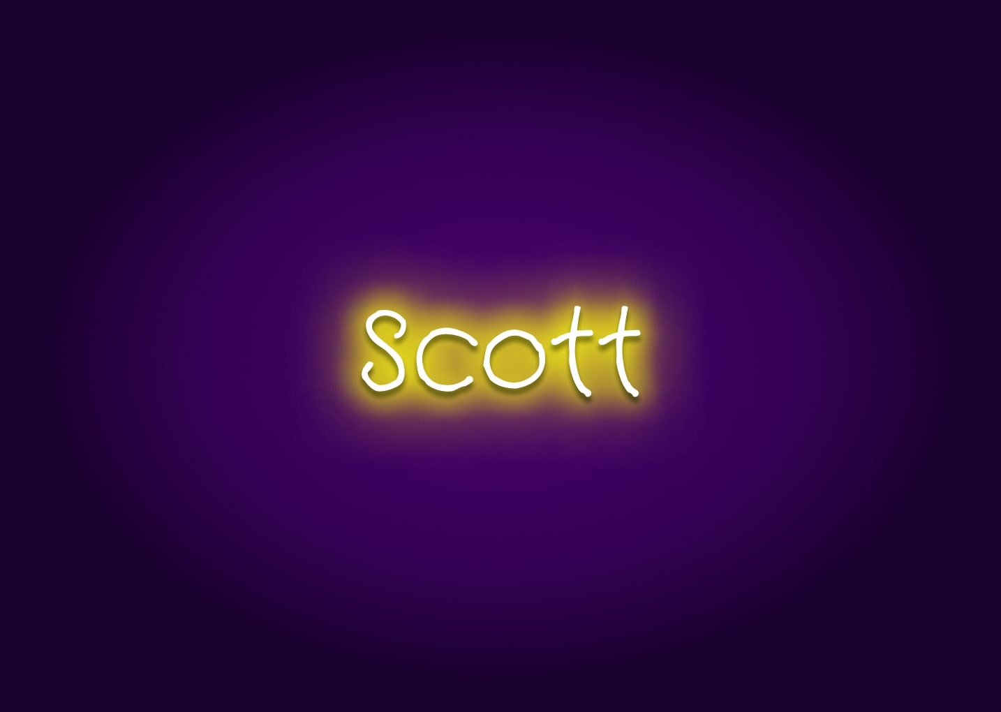 Scott - Name Neon Signs