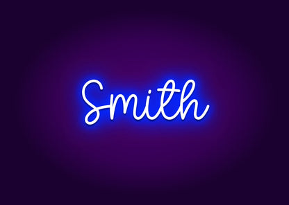 Smith - Name Neon Signs