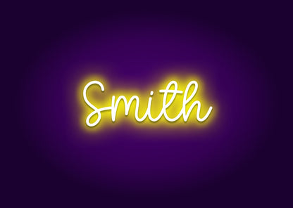 Smith - Name Neon Signs