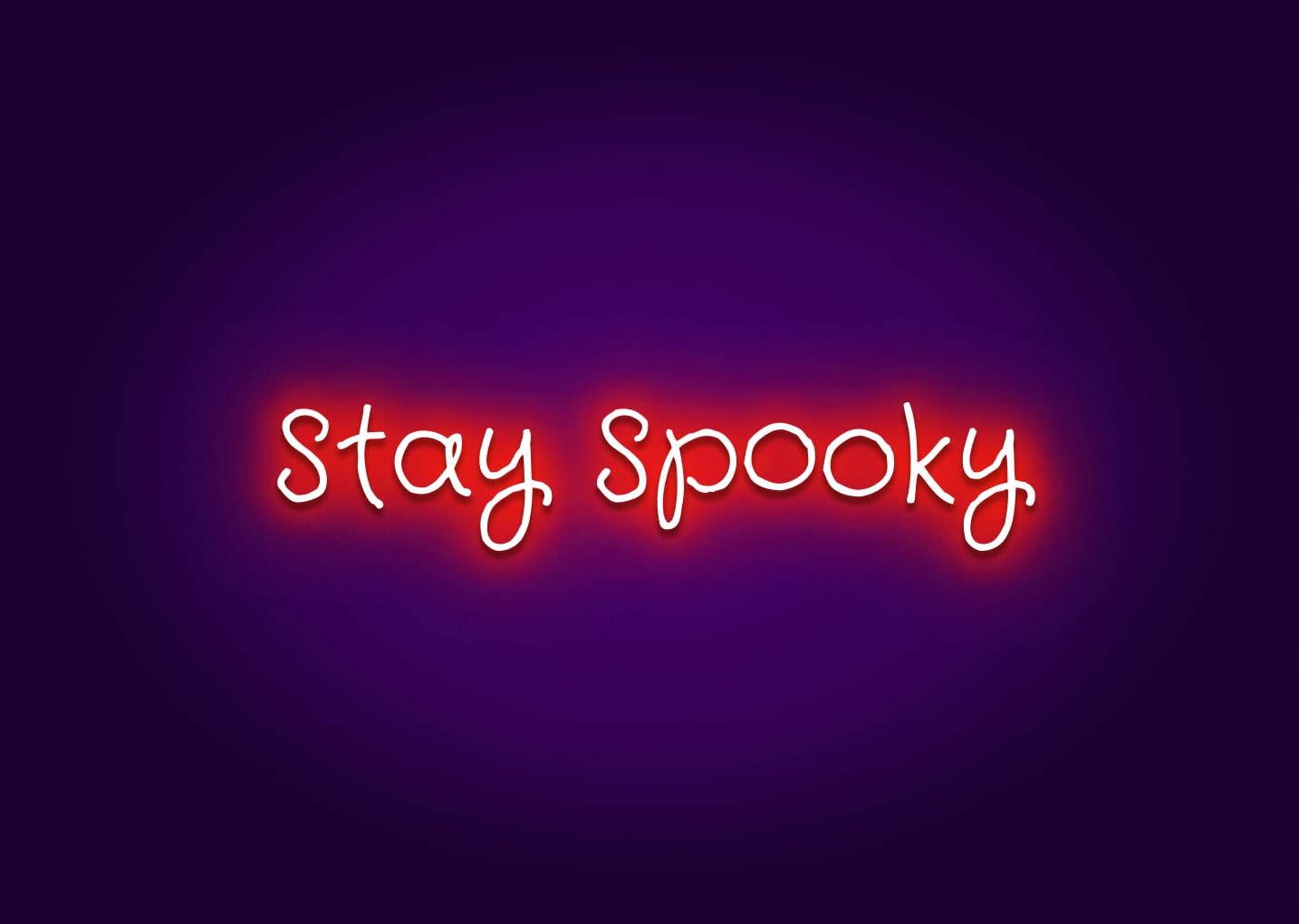 Stay Spooky Neon Sign