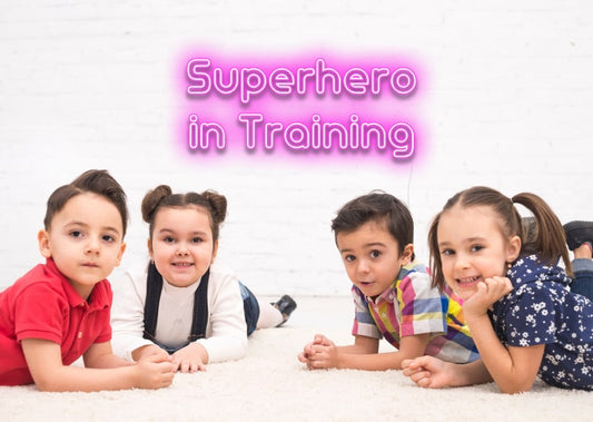 Superhero in Training- Neon Sign