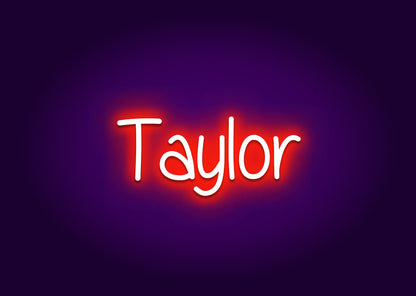 Taylor - Name Neon Signs