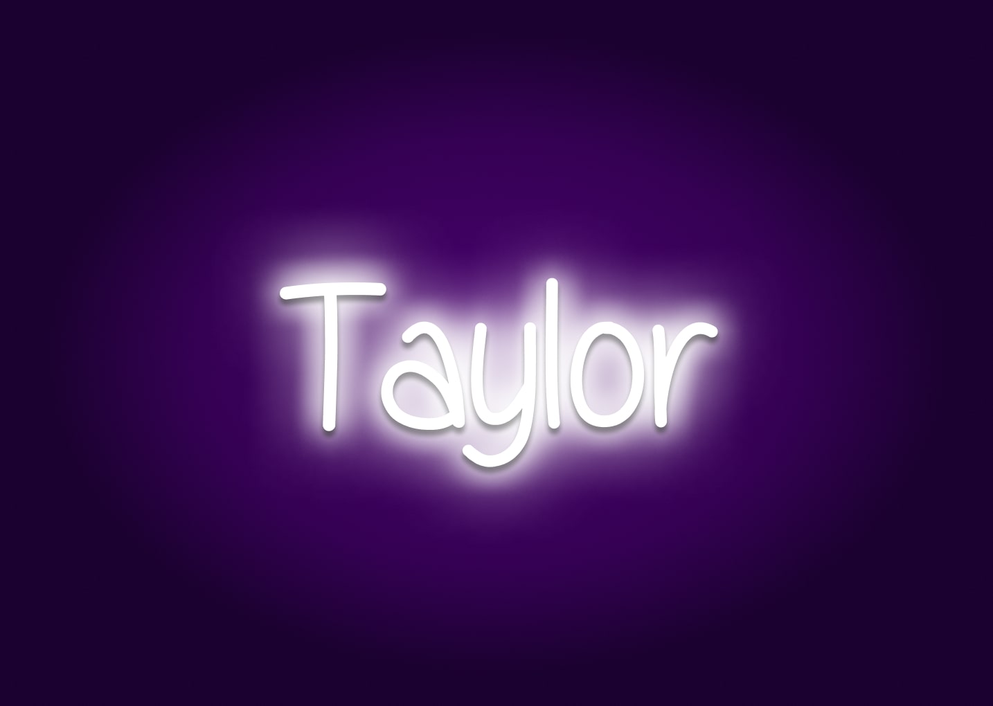 Taylor - Name Neon Signs