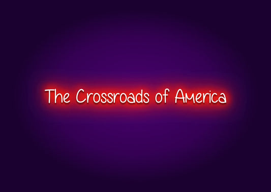 The Crossroads of America Neon Sign - Indianapolis