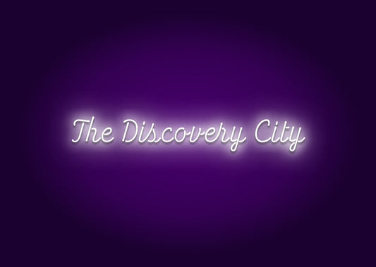 The Discovery City Neon Sign - Columbus