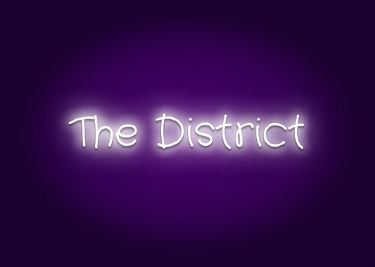 The District Neon Sign - Washington