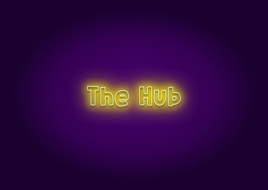 The Hub Neon Sign - Boston