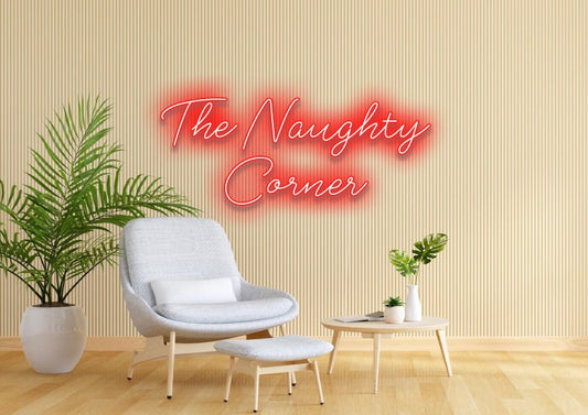 The Naughty Corner - Neon Sign