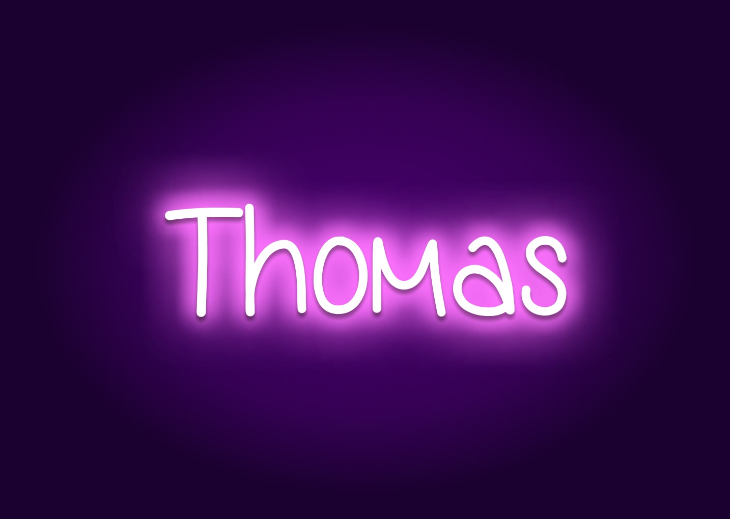 Thomas - Name Neon Signs