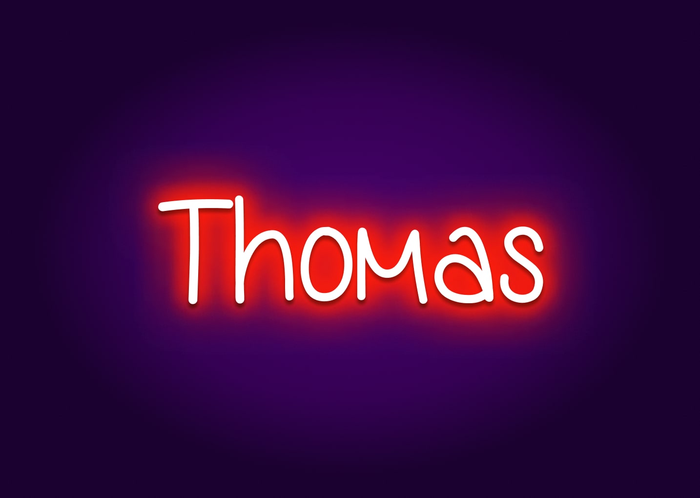 Thomas - Name Neon Signs