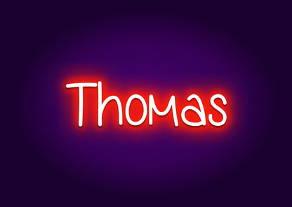 Thomas - Name Neon Signs