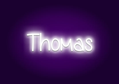 Thomas - Name Neon Signs