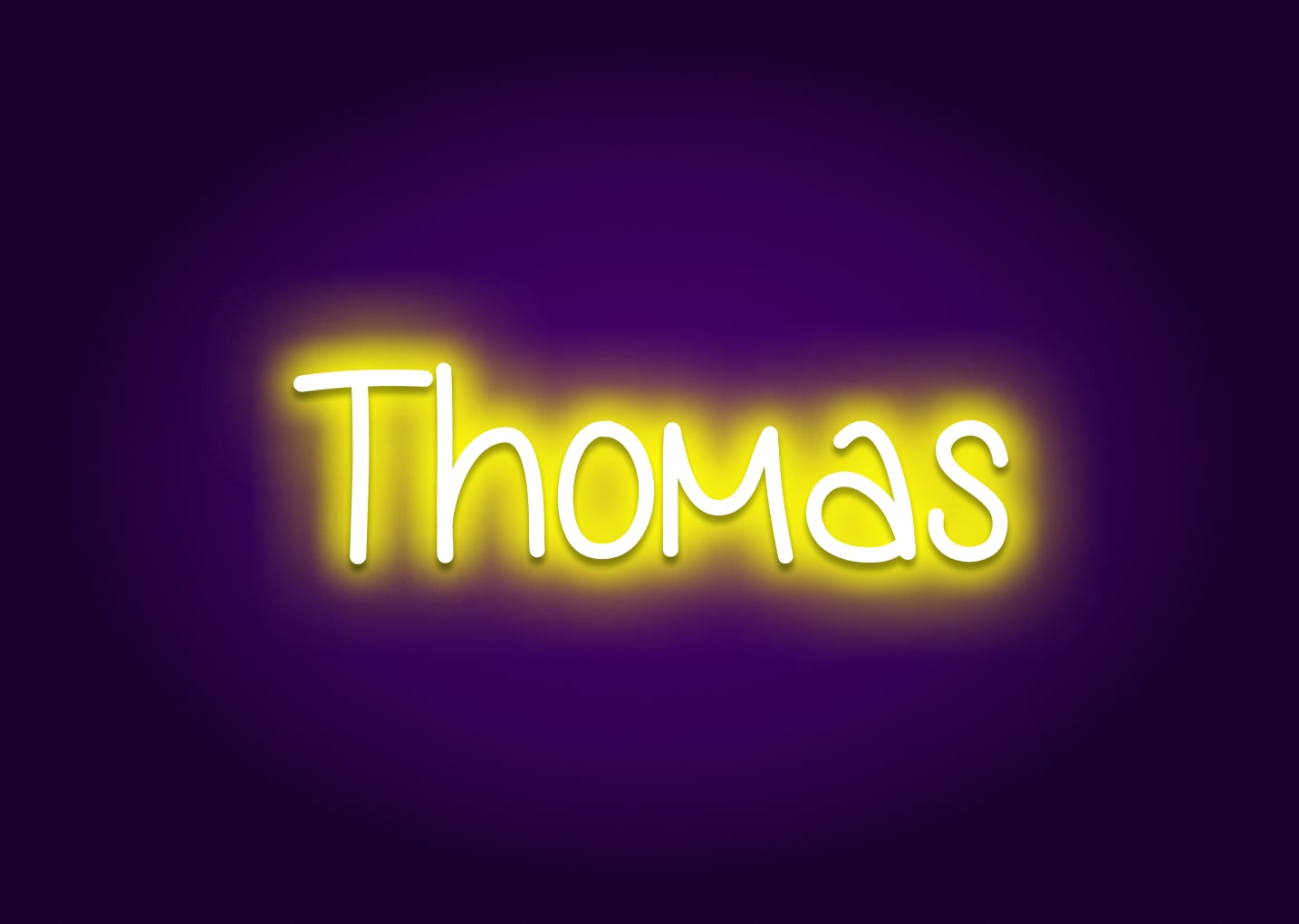 Thomas - Name Neon Signs