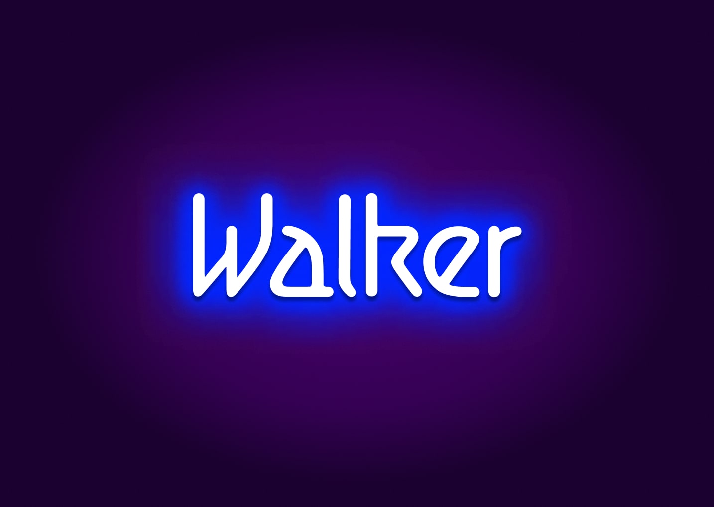 Walker - Name Neon Signs