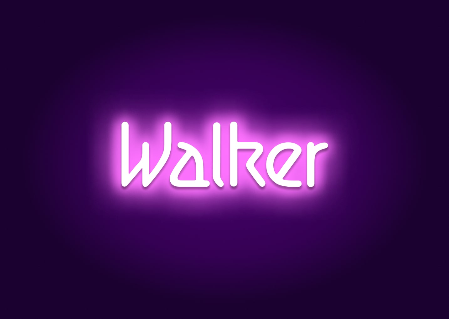 Walker - Name Neon Signs