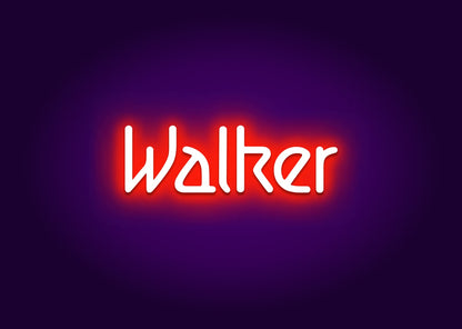 Walker - Name Neon Signs