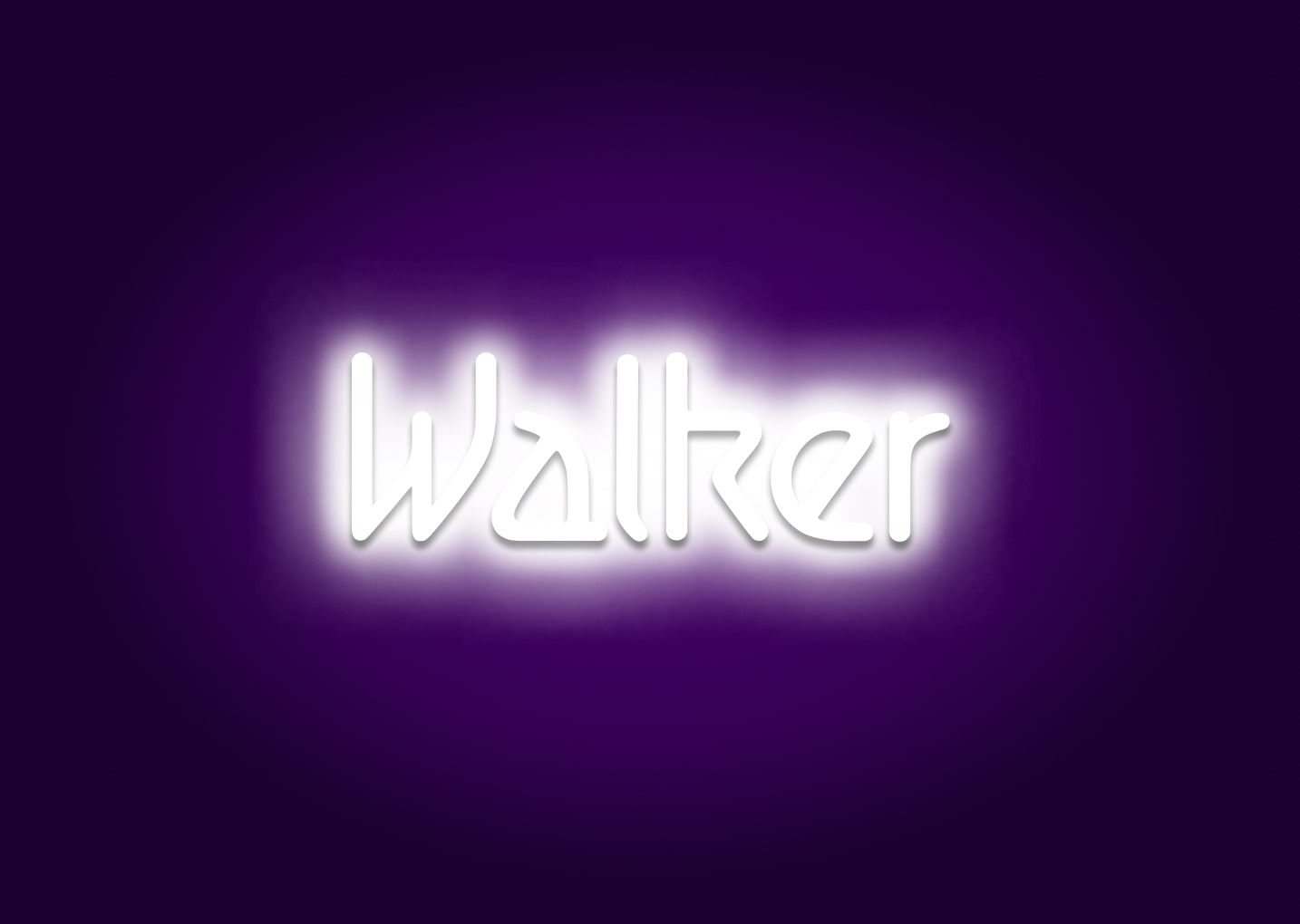 Walker - Name Neon Signs