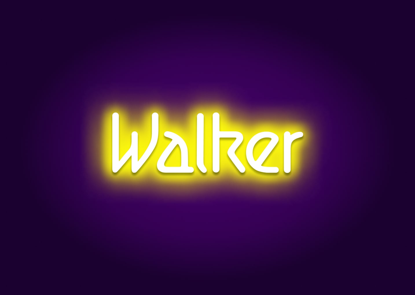 Walker - Name Neon Signs