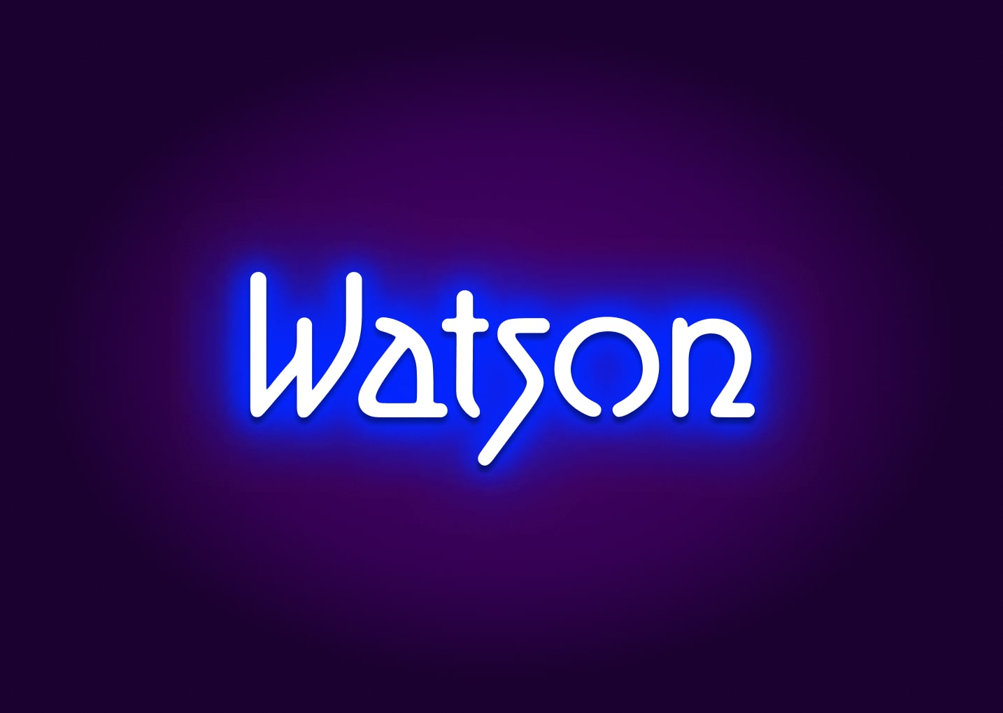 Watson - Name Neon Signs