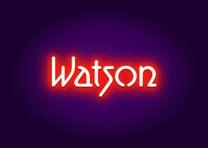 Watson - Name Neon Signs