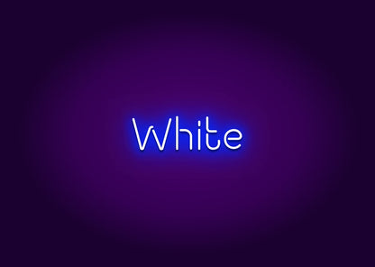 White - Name Neon Signs